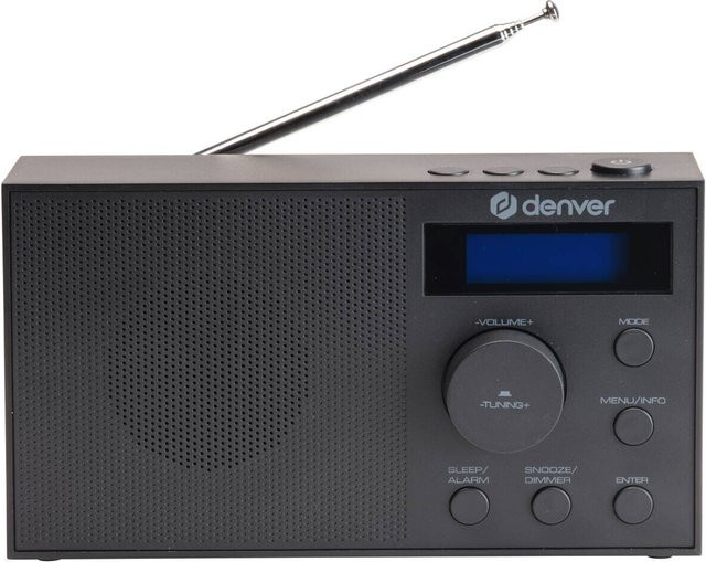Denver DAB+ Radio DAB-51B Schwarz mit FM, USB-C und 3,5 mm Klinkenanschluss - Bild 1
