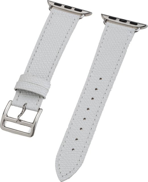 Peter Jäckel Uhrenarmband Leder, Weiß, Unisex, für Apple Watch 41/40mm (Series 4-11), 38mm (Series 1-3) - Bild 1