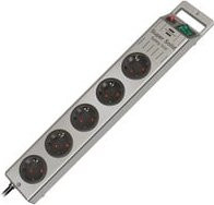 Brennenstuhl Steckdosenleiste Super Solid 5-fach silber mit 2,5 m Kabel - Bild 1