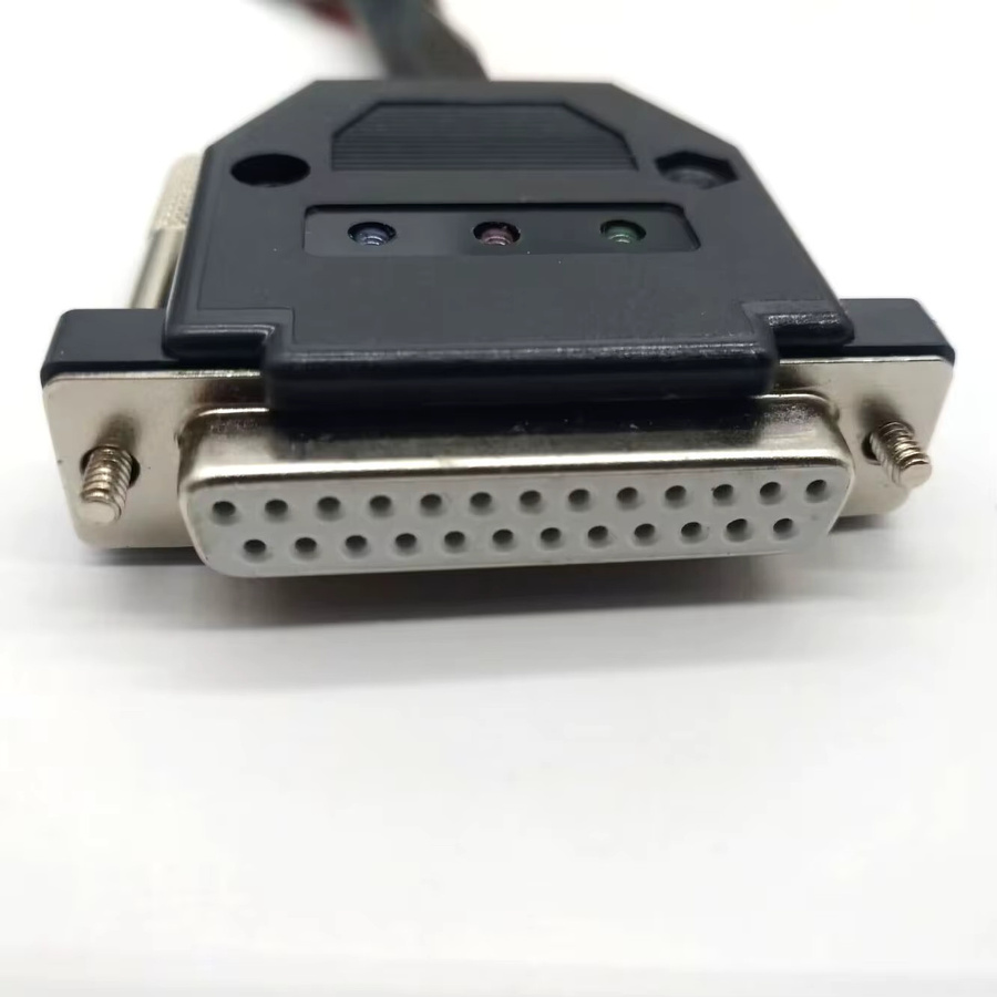 OBDOK OBD2-Steckerkabel mit 25 Pins und LED-Anzeige in Lila für EOBD-Scanner und ECU-Programmierung - Bild 4