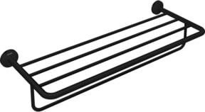 Hansgrohe Axor Uni Circular Handtuchablage Wandmontage Matt Schwarz B: 65,5 cm - Bild 1