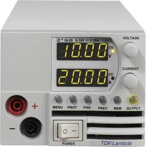 TDK-Lambda Z60-7-L2 Labornetzgerät mit 1 Ausgang, einstellbar 0 - 60 V/DC und 0 - 7A, 420W, Farbe: Weiß - Bild 1
