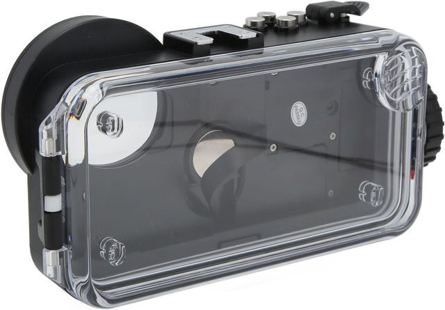 KONNWEI Wasserdichte Handyhülle SFPH02 für iPhone 12 und iPhone 13 Pro Max, Grau/Transparent, Tauchen bis 40m - Bild 1