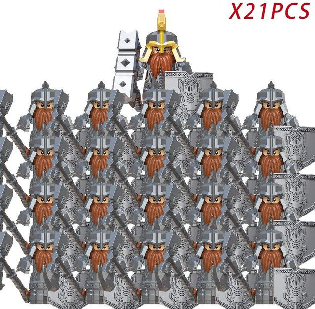 LEGO Herr der Ringe Ork-Kommandant, Halbork-Soldat, Modellbausteine, ab 14 Jahren - Bild 1