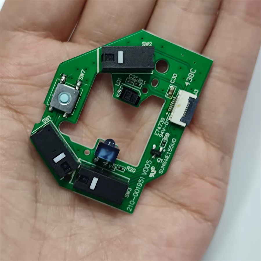 Logitech MX518 Ersatz-Motherboard mit Mikrotastenplatine und Mikroschaltern für kabelgebundene Mäuse - Bild 3