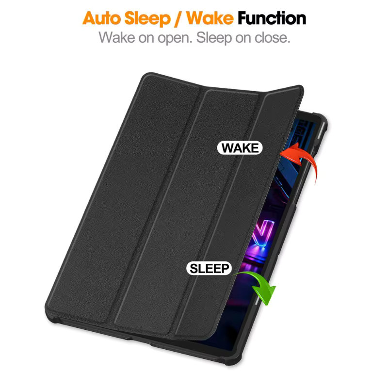 Smart Case für Lenovo Legion Y700 5. Generation 8,8 Zoll 2026 mit faltbarem PU-Ständer und Auto-Sleep-Funktion in Schwarz oder Rot - Bild 3