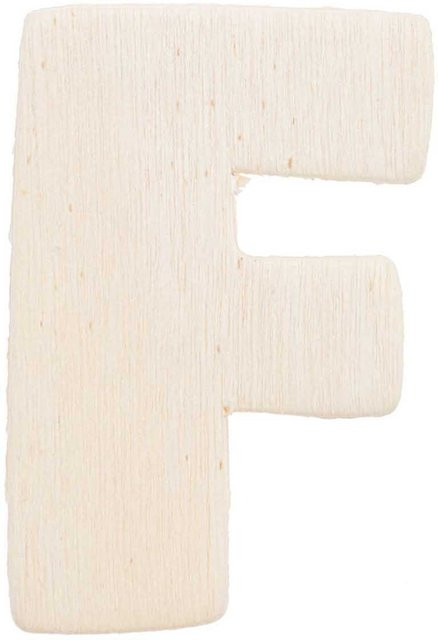 Rico Design Buchstabe F in Blau, Durchmesser: 3,3 cm - Bild 1