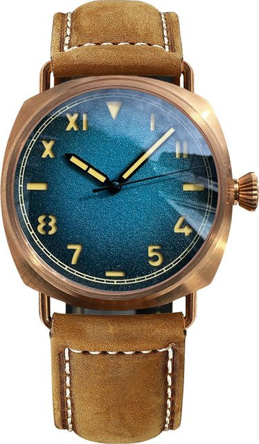 STEELFLIER Armbanduhr Edelstahl, Automatik, Bronze, Saphirglas, Herren - Bild 1