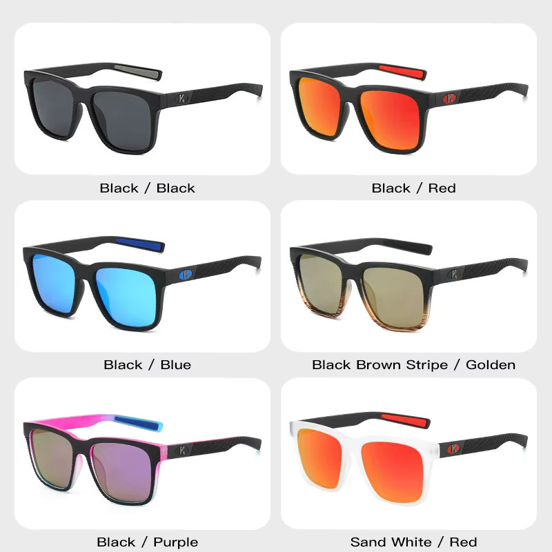 Karos Sportsonnenbrille, Vollrand, Kunststoff, Schwarz, Unisex, polarisiert - Bild 3