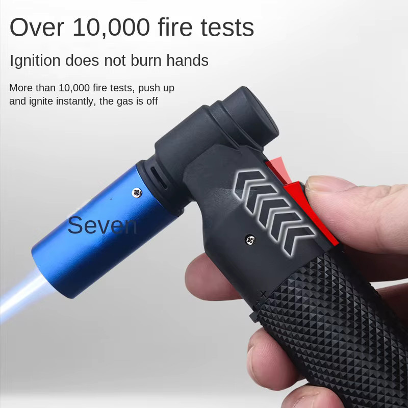 Fackelmann Blue Flame Jet Gas Feuerzeug Spritzpistole in Blau für Küche, Kochen und Zigarren - Bild 3
