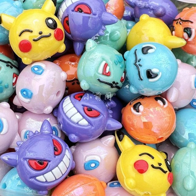 Bandai Pokémon Perle, Harz, Bunt, Zubehör - Bild 1