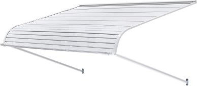 VEVOR Aluminium Fenstermarkise als Türvordach für Außenbereich, B/H/T: 152,4 x 106,6 x 51 cm - Bild 1