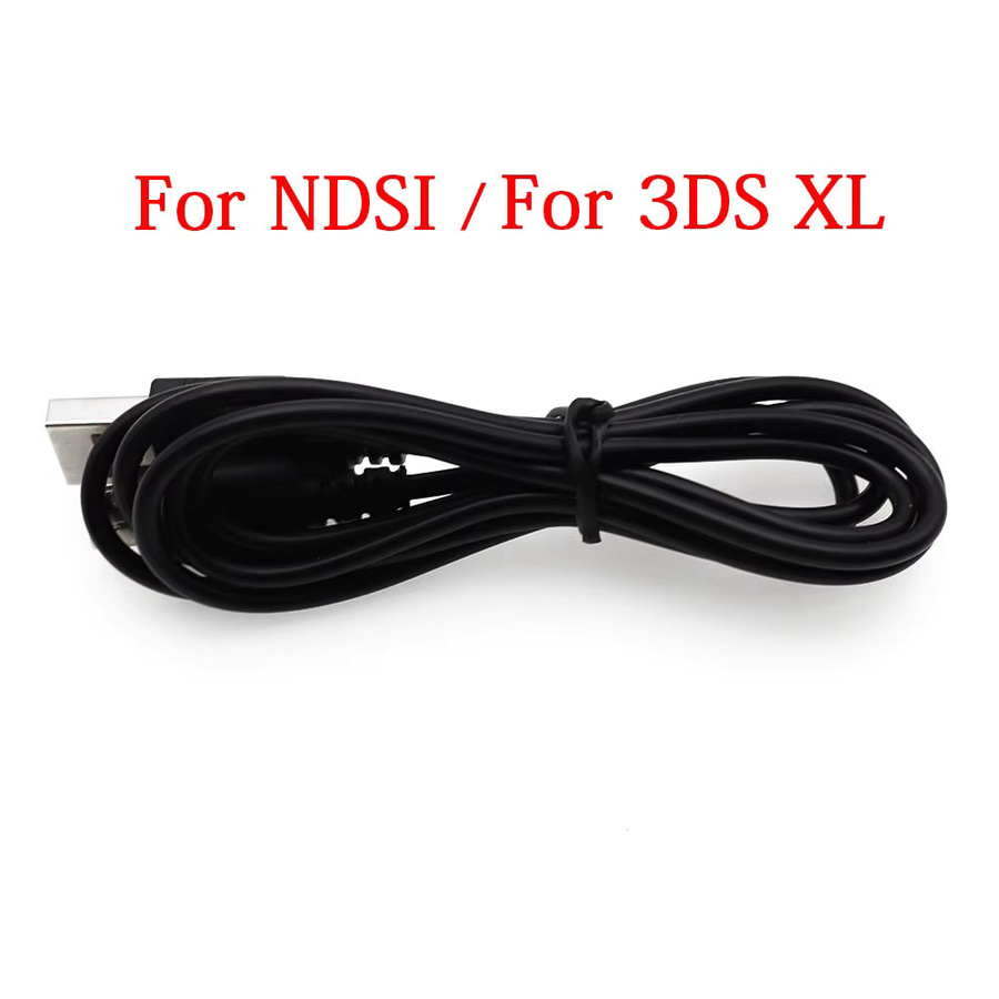 TingDong 2er-Set USB-Datenkabel zum Laden für Nintendo Switch, DS Lite, NDSi, 3DS, New 3DS XL und GBA SP in Schwarz - Bild 2