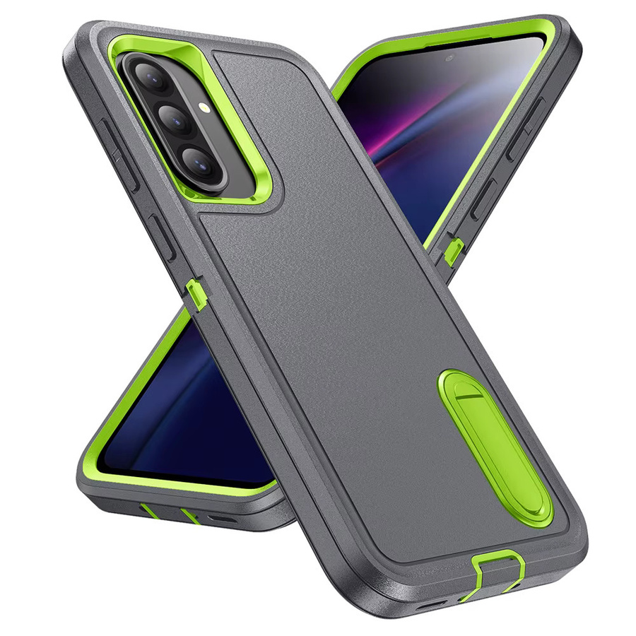 3in1 Military Grade Defender Schutzhülle mit Kickstand für Samsung Galaxy A57 A56 A55 A54 A53 A37 A36 A35 A34 A27 A26 A25 A17 A16 A15 in Orange - Bild 2