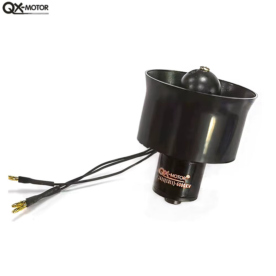 QX-Motor QF1611 Bürtenloser Motor mit 6 Flügeln, Kanal Fan, Schwarz - Bild 3