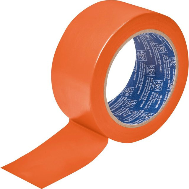 LUX-TOOLS PVC Band Orange, Breite: 50 mm, Länge: 33 m - Bild 1