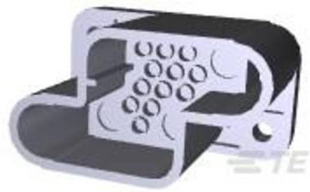 TE Connectivity 213427-1 Steckverbinder in Schwarz - Bild 1