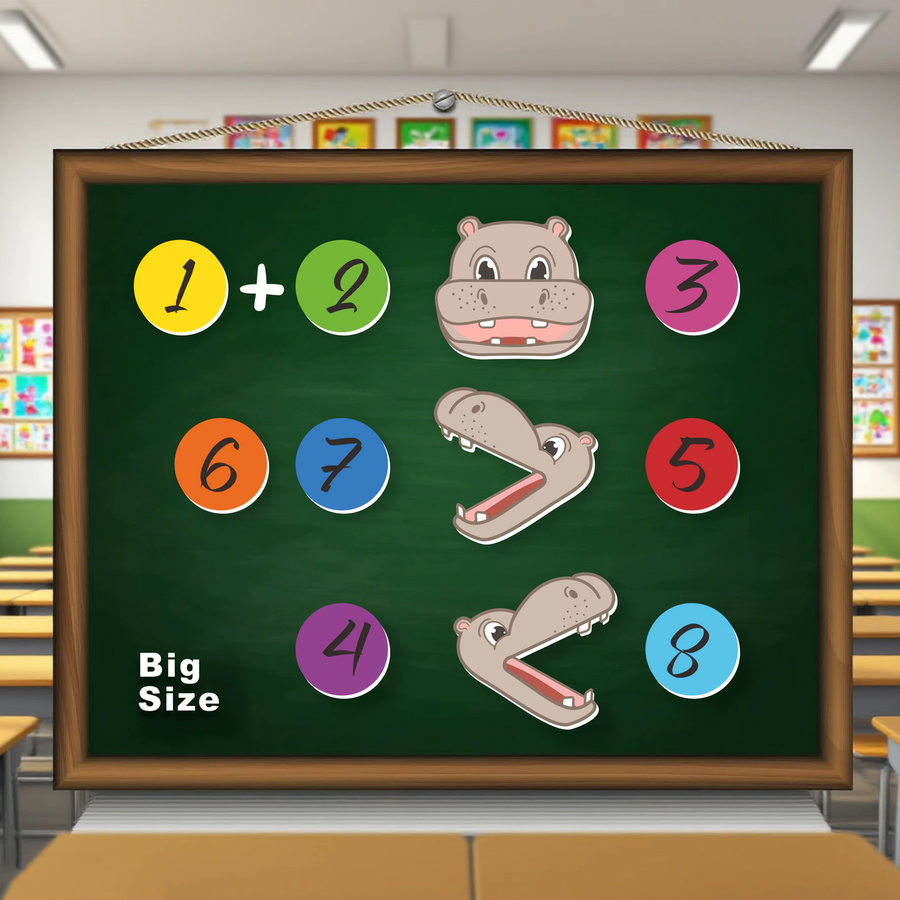 15 magnetische Mathe-Lehrmittel für das Whiteboard in Weiß und Multicolour zur Demonstration im Klassenzimmer - Bild 4