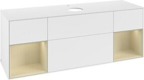V&B Waschtischunterschrank Finion in Weiß lackiert, B/T/H: 160 x 50,1 x 50,1 cm - Bild 1