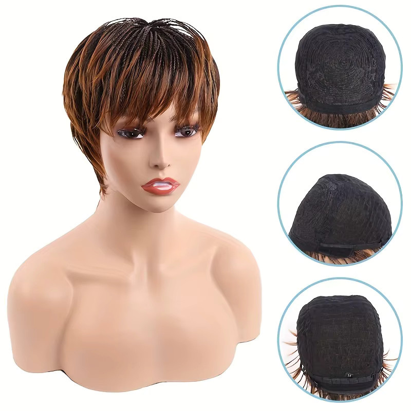 Suri Hair Bob-Perücke, braun, geschichtet, Damen - Bild 2