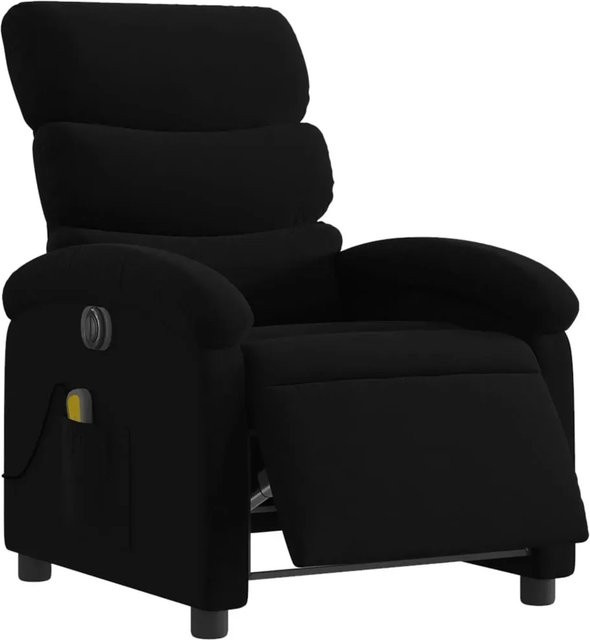 vidaXL Massagesessel Elektrisch Modell 8 in Schwarz aus Samt mit Armlehnen - Bild 1