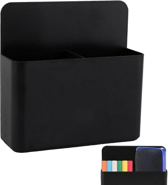 Magnetischer Stifthalter und Organizer für den Kühlschrank in Schwarz aus Kunststoff - Bild 1