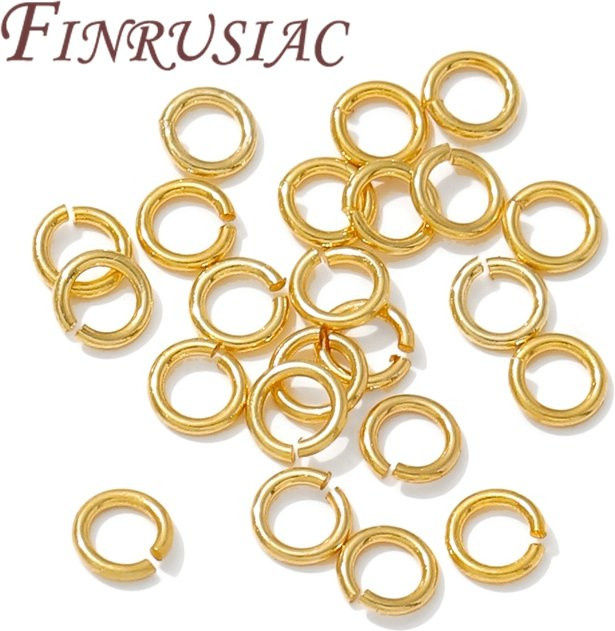 FINRUSIAC Ringe, 18 Karat vergoldet, 4–8 mm - Bild 1