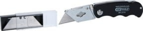 KS Tools Klappmesser mit 18mm Snap-Off Klinge in Schwarz - Bild 1