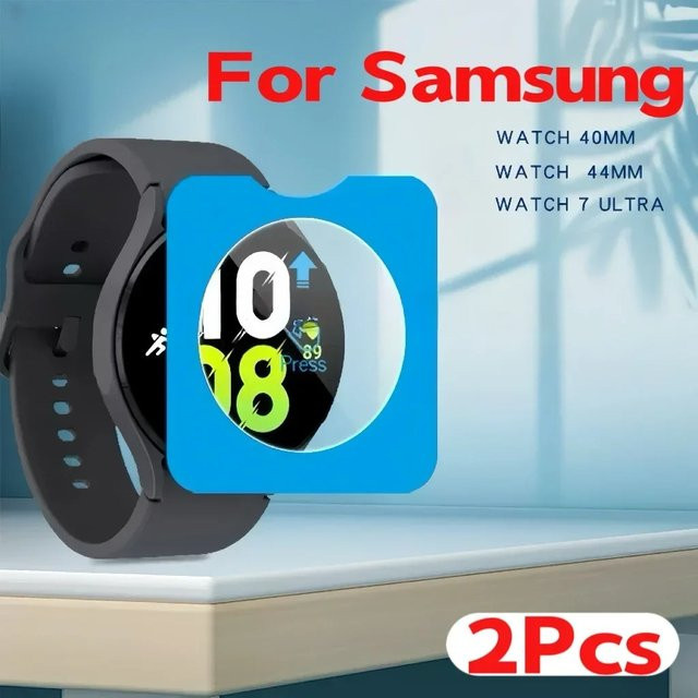 Samsung Displayschutzfolie Glas, Samsung Galaxy Watch7 Ultra 4 5 6 7 40 44 mm klassische 43 mm 47 mm - Bild 1