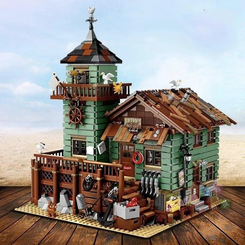 Yiran toy Fischerhütte Bausteine 2614 Teile ab 14 Jahren - Bild 5