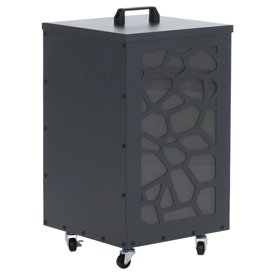 Pelletbehälter MCW Q30 Waben in Anthrazit B/T/H: 64 x 36 x 36 cm - Bild 3