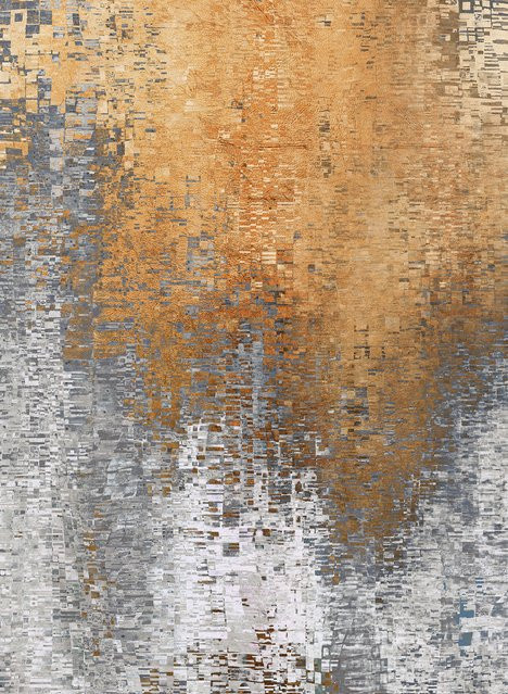 Coordonné Wandtapete Gustave Art Nouveau in Weiß/Gold aus Vlies - Bild 1