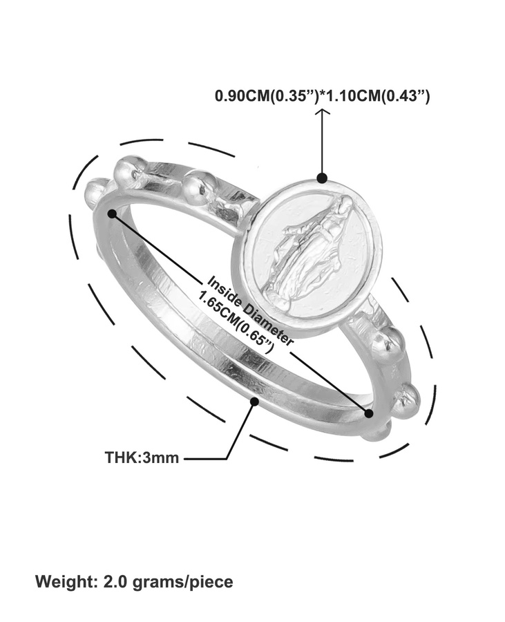diyalo Ring, Silber, Unisex - Bild 3