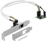 Delock 95265 Mini-PCI-Express Karte mit 1 x Gigabit LAN RJ45 Ethernet Adapter, Silber - Bild 1