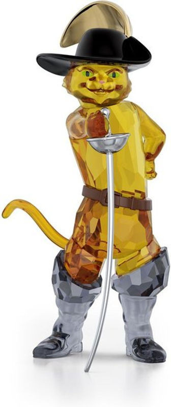 Swarovski Kristallfigur Shrek Kater Dekorationsobjekt aus Glas und Metall in Mehrfarbig - Bild 1