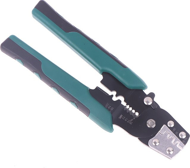 HUXUAN Multifunktions-Crimper Crimpzange für Futaba JR JST Servo Stecker 14-26 AWG Draht Gerade aus Metall - Bild 1