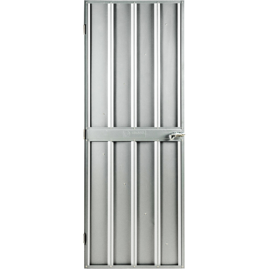 Globel Industries Zusatzschwingtür-Kit für Metallgerätehäuser Skillion, Dream und Lean-To, Silber Metallic, Höhe: 176 cm, Breite: 66 cm - Bild 2