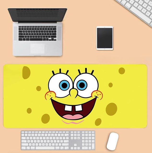 Potdemiel Mauspad SpongeBob Schwammkopf und Patrick Star in Gelb - Bild 1