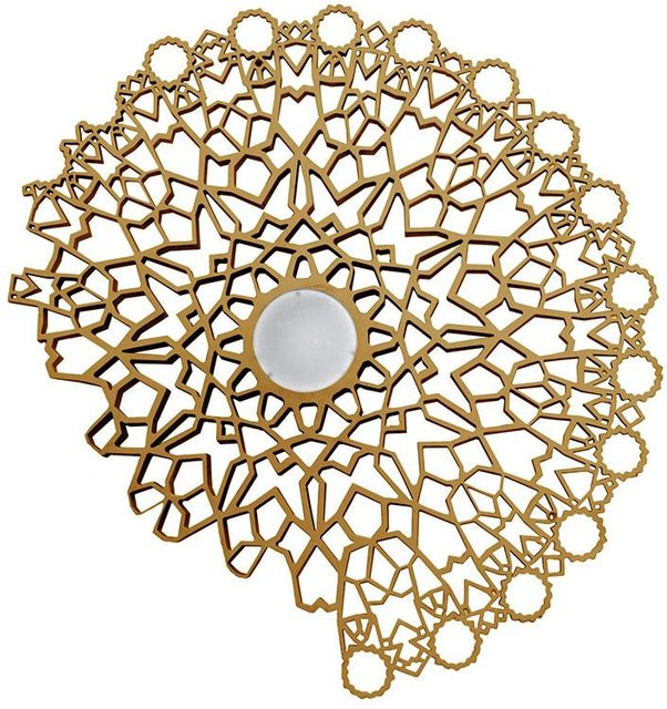 Karman Notredame Grande LED-Wand- und Deckenleuchte in Gold/Messing mit warmweißem Licht (3000K) - Bild 1