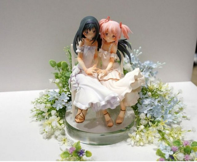 Bandai Puella Magi Madoka Magica Akemi Homura Figur, Weiß, Harz - Bild 1