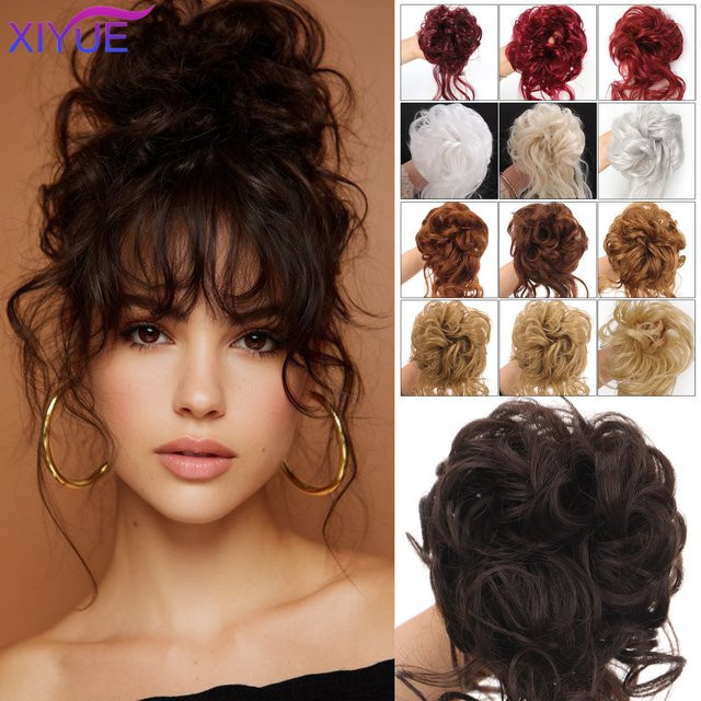 XIYUE Synthetischer Haarknoten, Chignon, Schwarz, Damen - Bild 1