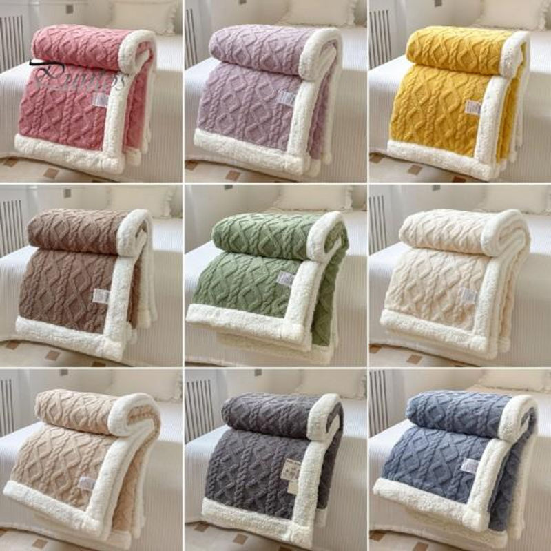 Keep Health Care Winterdecke aus doppelseitigem Flaumplüsch mit 3D-Jacquard, Gelb, B x T: 100 x 150 cm - Bild 2