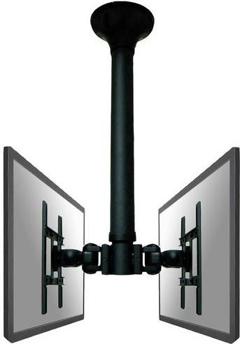 Neomounts FPMA-C200D TV-Deckenhalterung in Schwarz, höhenverstellbar, neigbar, schwenkbar und rotierbar - Bild 1