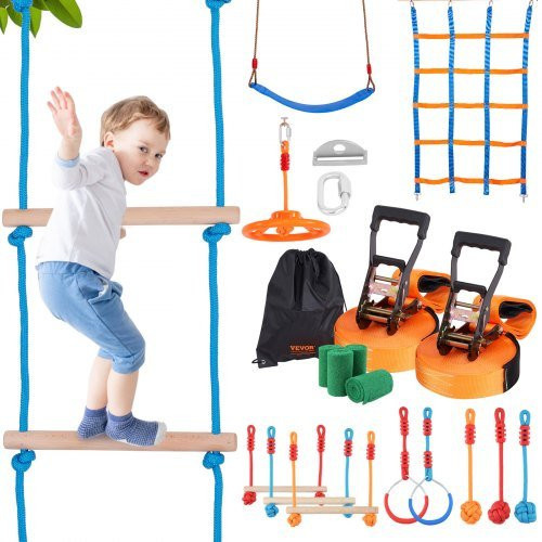VEVOR Ninja Warrior Obstacle Course Outdoor Playset Equipment Set - Bild 1