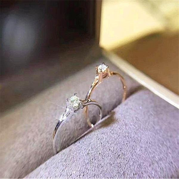 Ring 925 Silber, Diamant, Damen - Bild 1