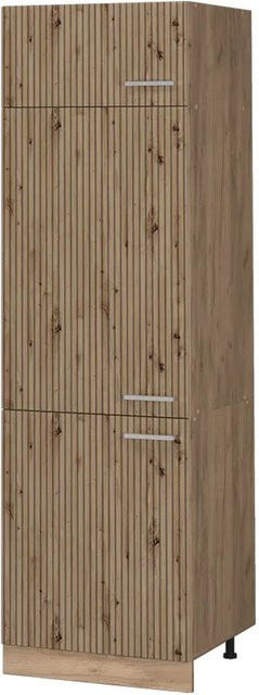 Vicco R-Line Kühlumbauschrank Hochschrank für die Küche in Artisan-Eiche/Goldkraft Eiche, B/T/H: 60 x 57,2 x 207 cm - Bild 1