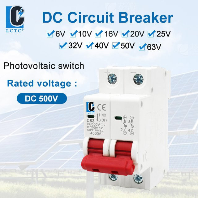 Atorch DC Leistungsschalter Automatischer Schalter für Solarpanel Laderegler in Weiß - Bild 1