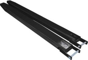 Bauer Südlohn Gabelverlängerung GG 80/40 aus Stahl, Schwarzgrau, Länge: 1600 mm, Breite: 80 mm, Höhe: 40 mm - Bild 1
