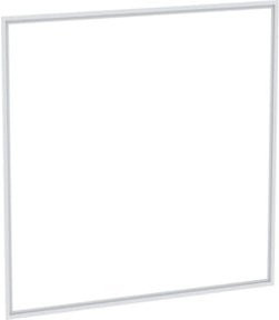 Geberit Abdeckrahmen One für UP-Montage, Breite: 60 cm, Farbe: Silber, Material: Aluminium eloxiert - Bild 1