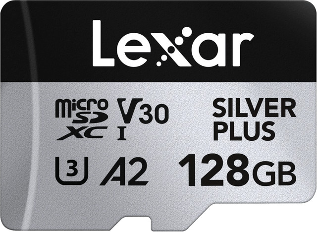 Lexar Professional microSDXC Silver Plus Speicherkarte 128GB V30 - Bild 1
